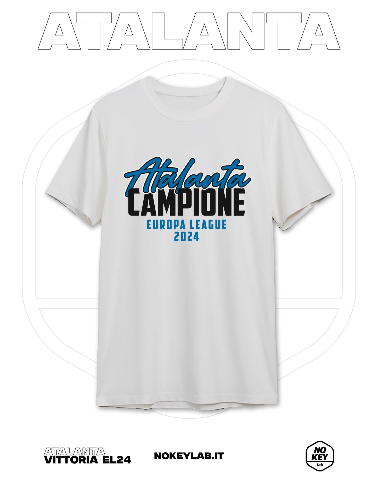 ATALANTA VICTORIA EUROPA LEAGUE 2024 T-SHIRT