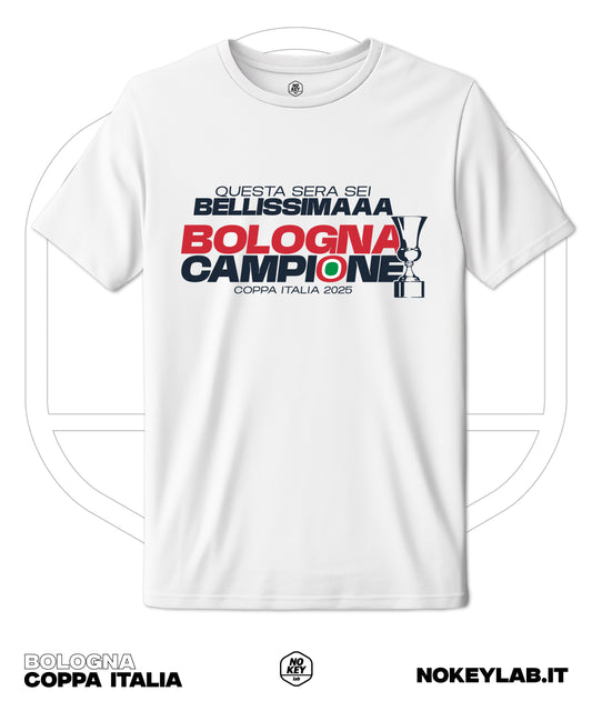 Maglia Celebrativa Bologna Coppa Italia 2025 – Vittoria Storica per i Rossoblù