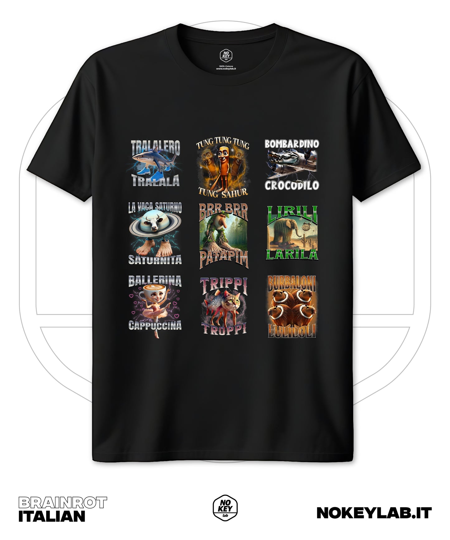 T-shirt Brainrot – L’ossessione diventa outfit