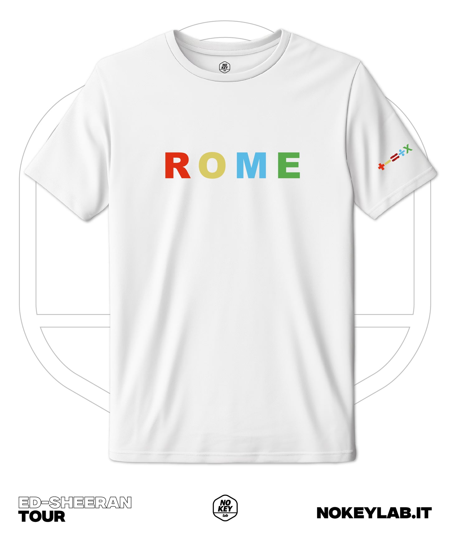 Maglia Ed Sheeran Concerti Roma e Marsiglia - Edizione Limitata Fan