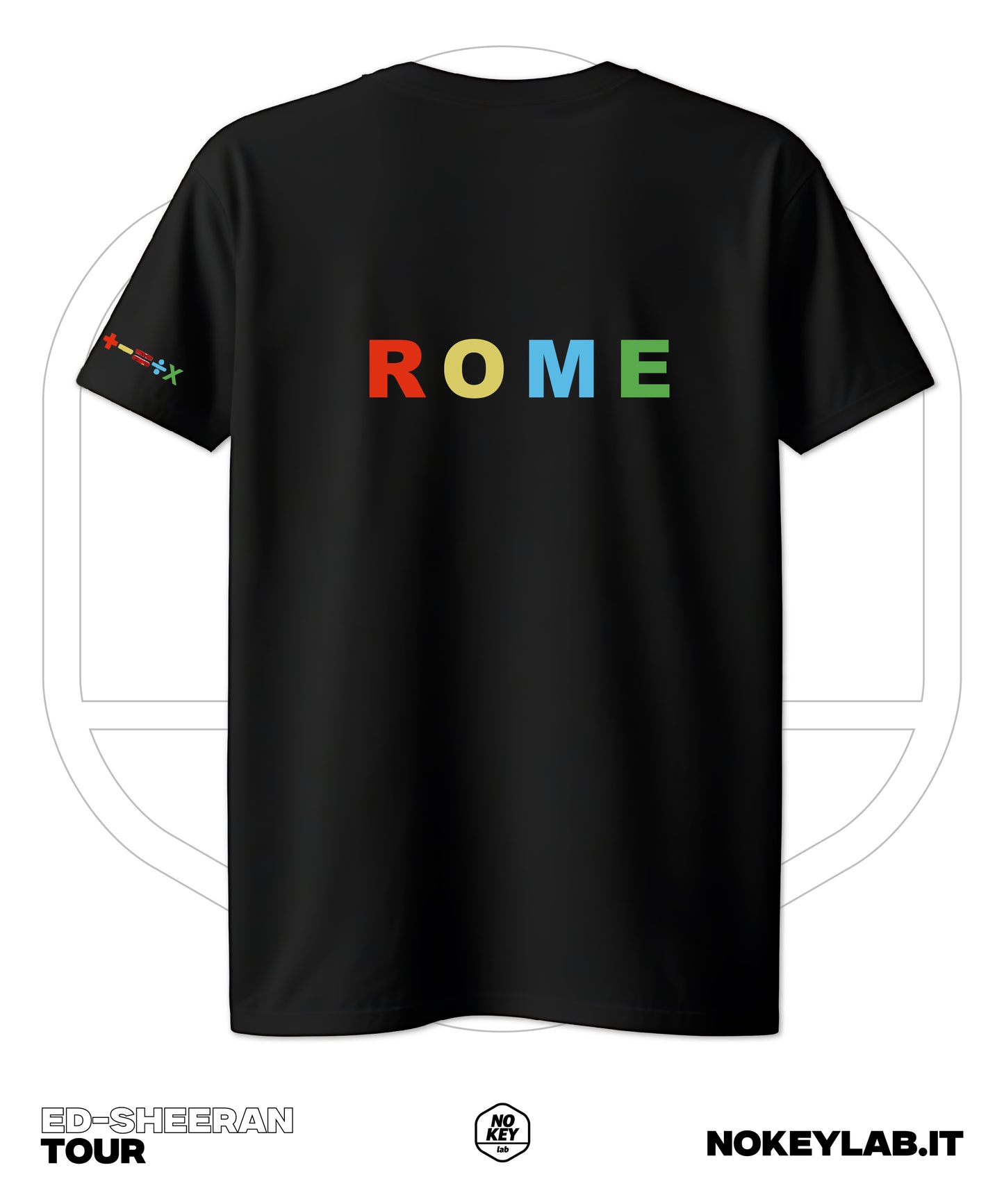 Maglia Ed Sheeran Concerti Roma e Marsiglia - Edizione Limitata Fan