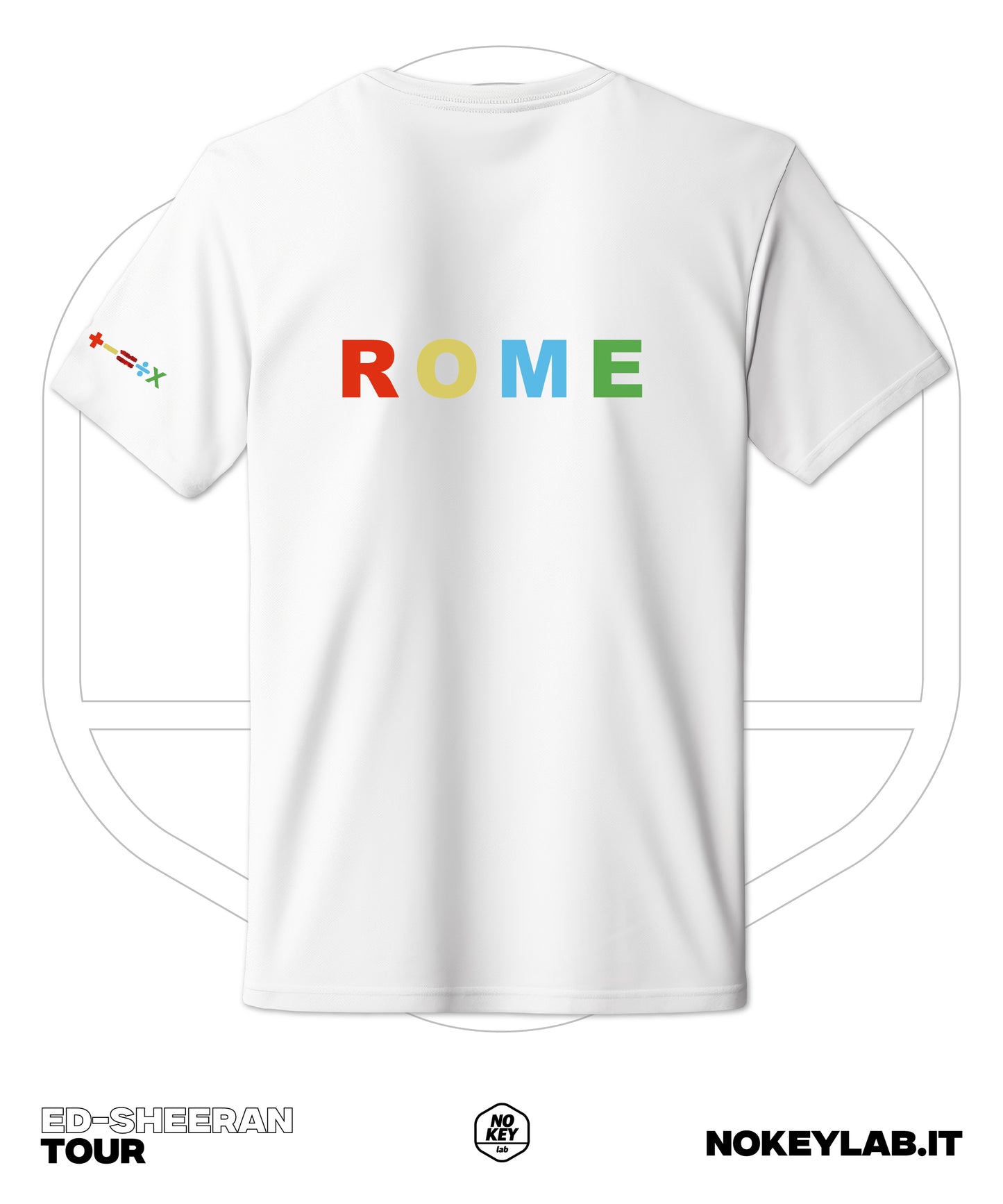 Maglia Ed Sheeran Concerti Roma e Marsiglia - Edizione Limitata Fan