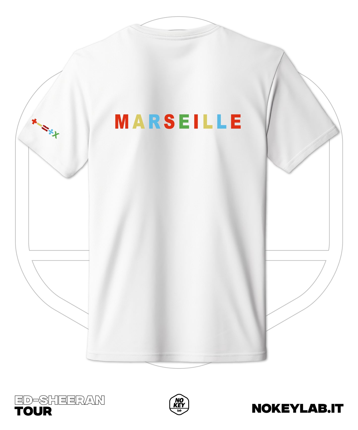 Maglia Ed Sheeran Concerti Roma e Marsiglia - Edizione Limitata Fan