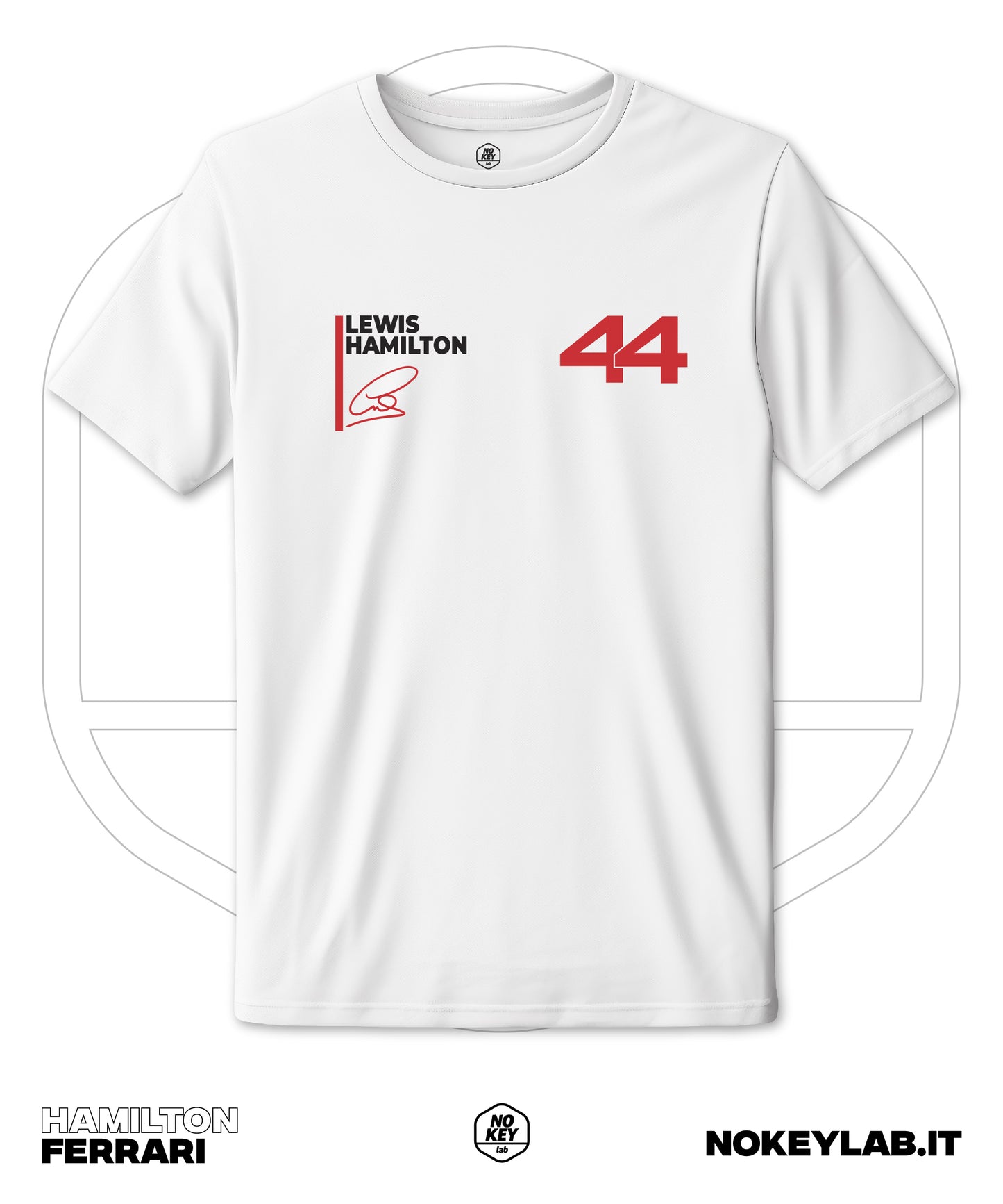 Lewis Hamilton x Ferrari: La Maglia per i Veri Fan della Formula 1