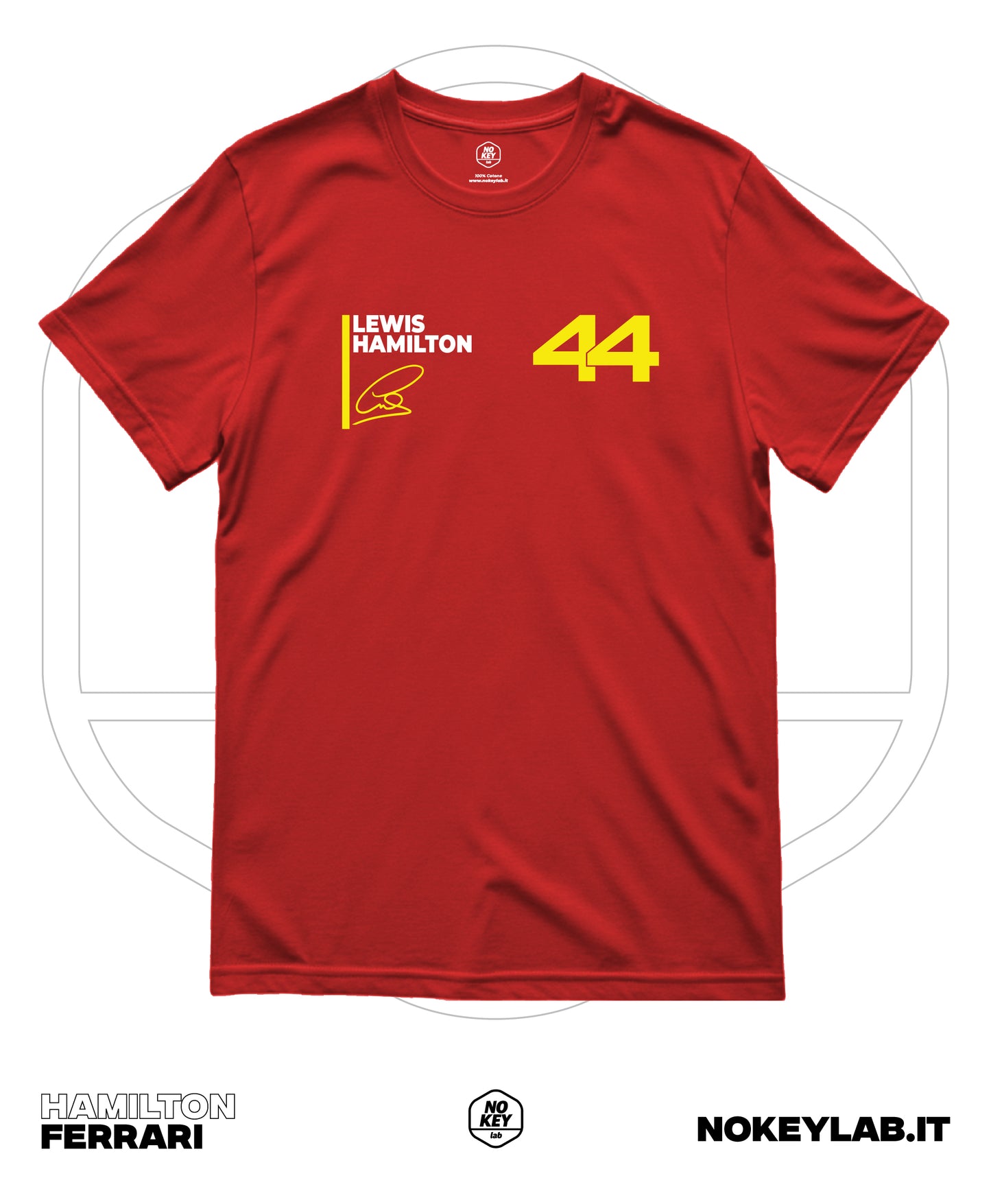 Lewis Hamilton x Ferrari: La Maglia per i Veri Fan della Formula 1