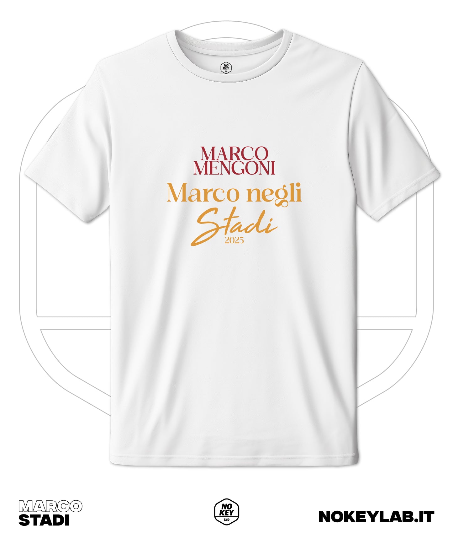 Maglia Tour Marco Mengoni | T-Shirt Fan Stile Pop Italiano