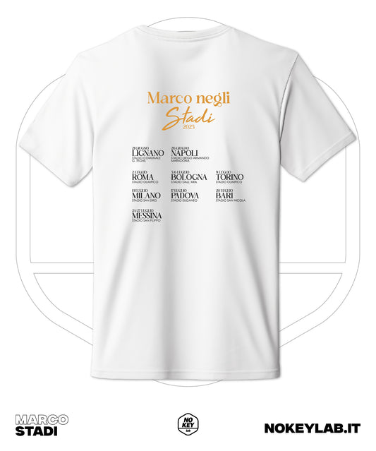 Maglia Tour Marco Mengoni | T-Shirt Fan Stile Pop Italiano