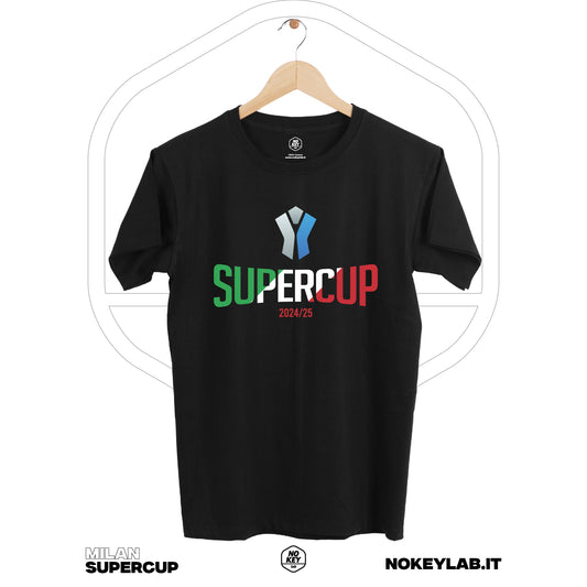 T-Shirt Milan Vittoria Supercoppa Italiana - Trionfo Rossonero