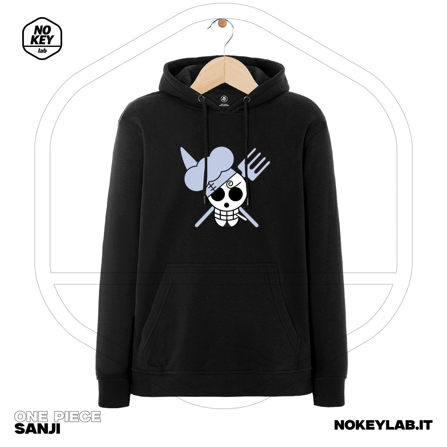 Felpa Jolly Roger One Piece – Stile Pirata Ufficiale per Veri Fan
