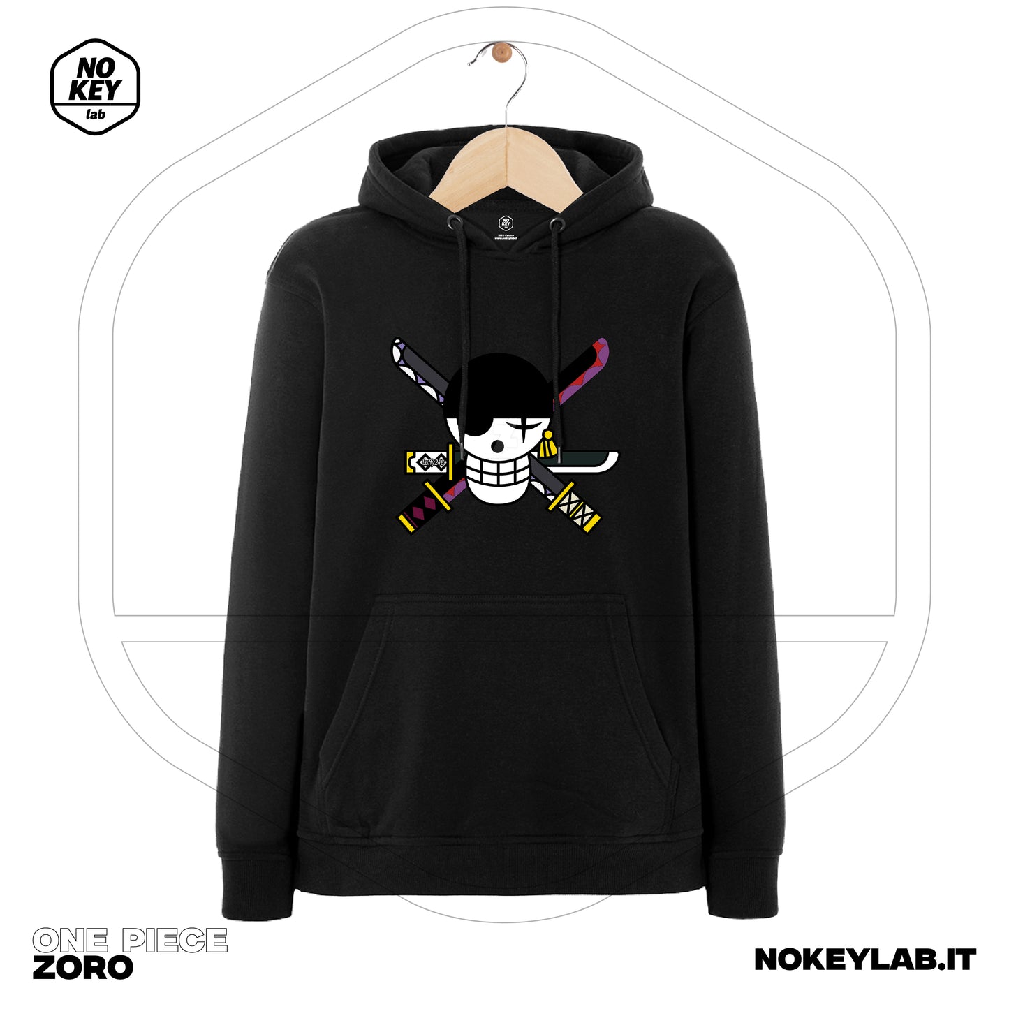 Felpa Jolly Roger One Piece – Stile Pirata Ufficiale per Veri Fan