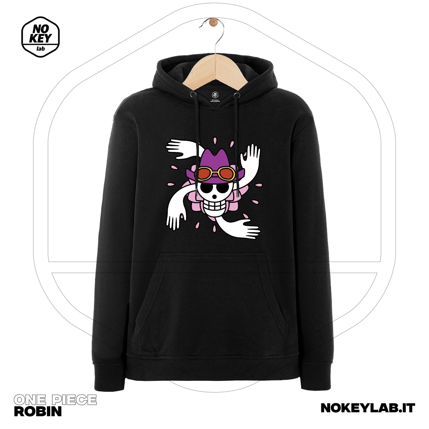 Felpa Jolly Roger One Piece – Stile Pirata Ufficiale per Veri Fan