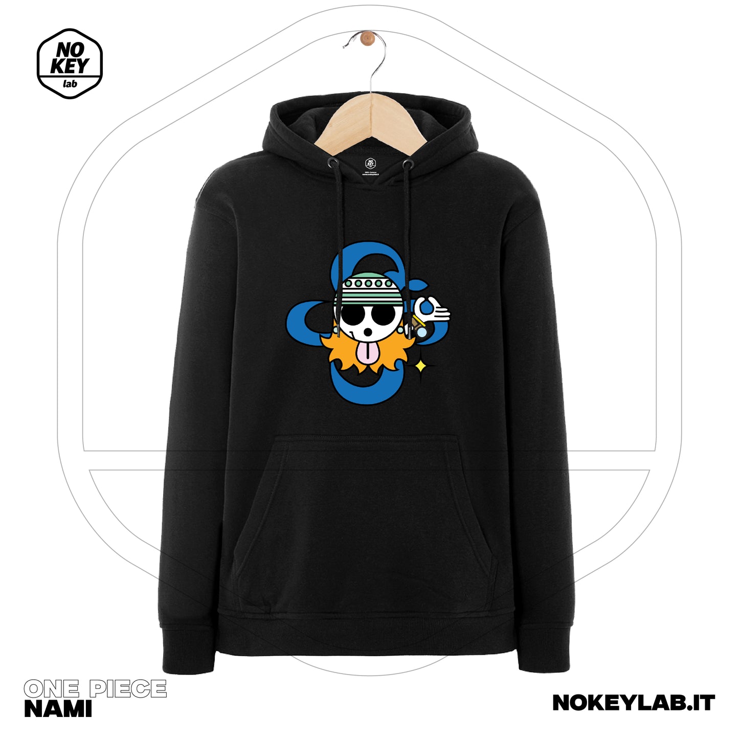 Felpa Jolly Roger One Piece – Stile Pirata Ufficiale per Veri Fan