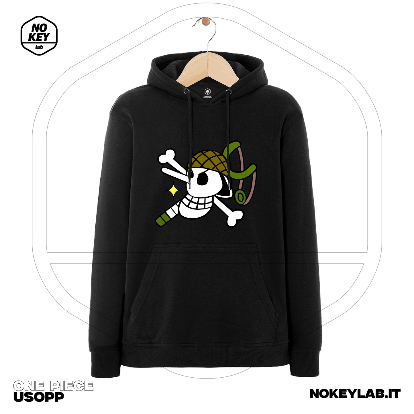 Felpa Jolly Roger One Piece – Stile Pirata Ufficiale per Veri Fan