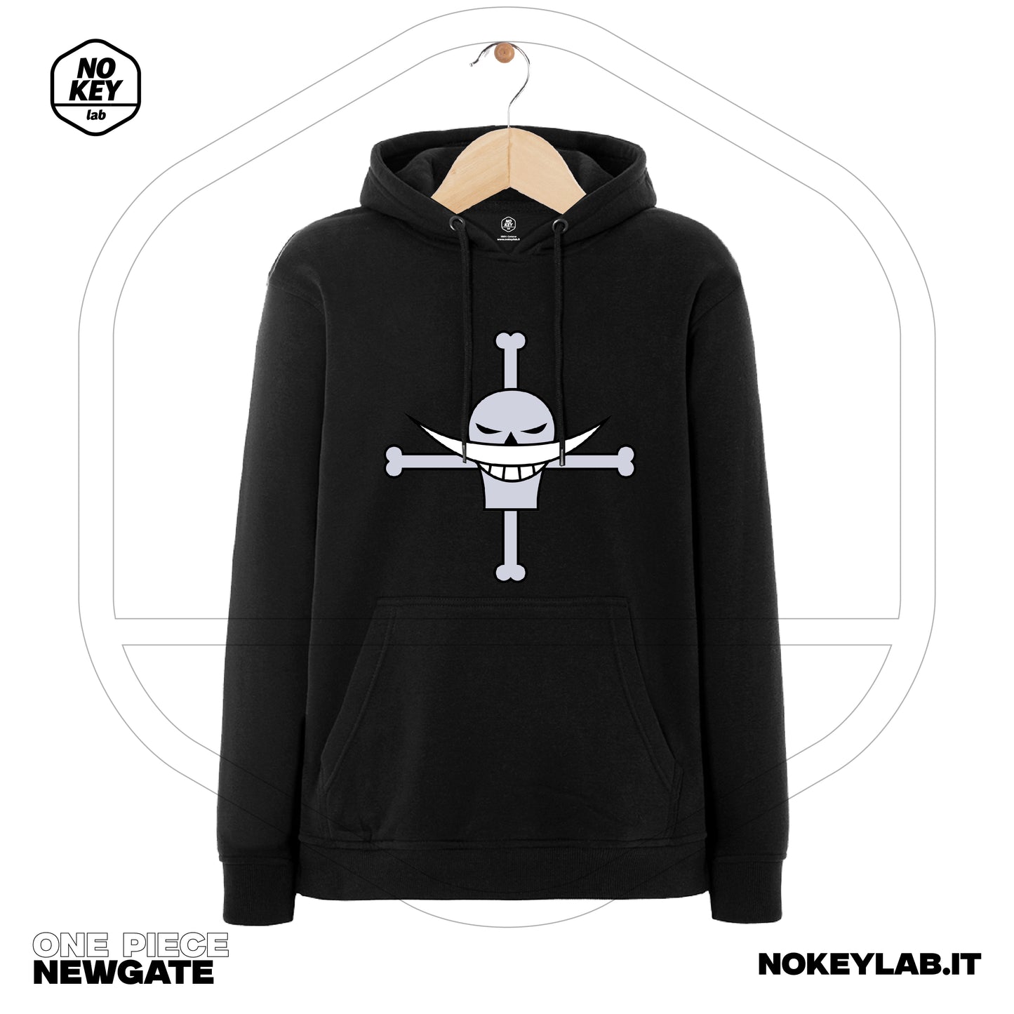 Felpa Jolly Roger One Piece – Stile Pirata Ufficiale per Veri Fan