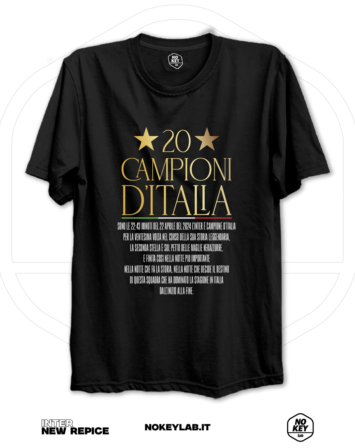 T-shirt inter telecronaca Repice Nuovo Design