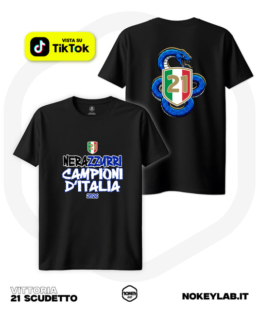 T-shirt Inter Ventunesimo Scudetto - Orgoglio Nerazzurro Biscione