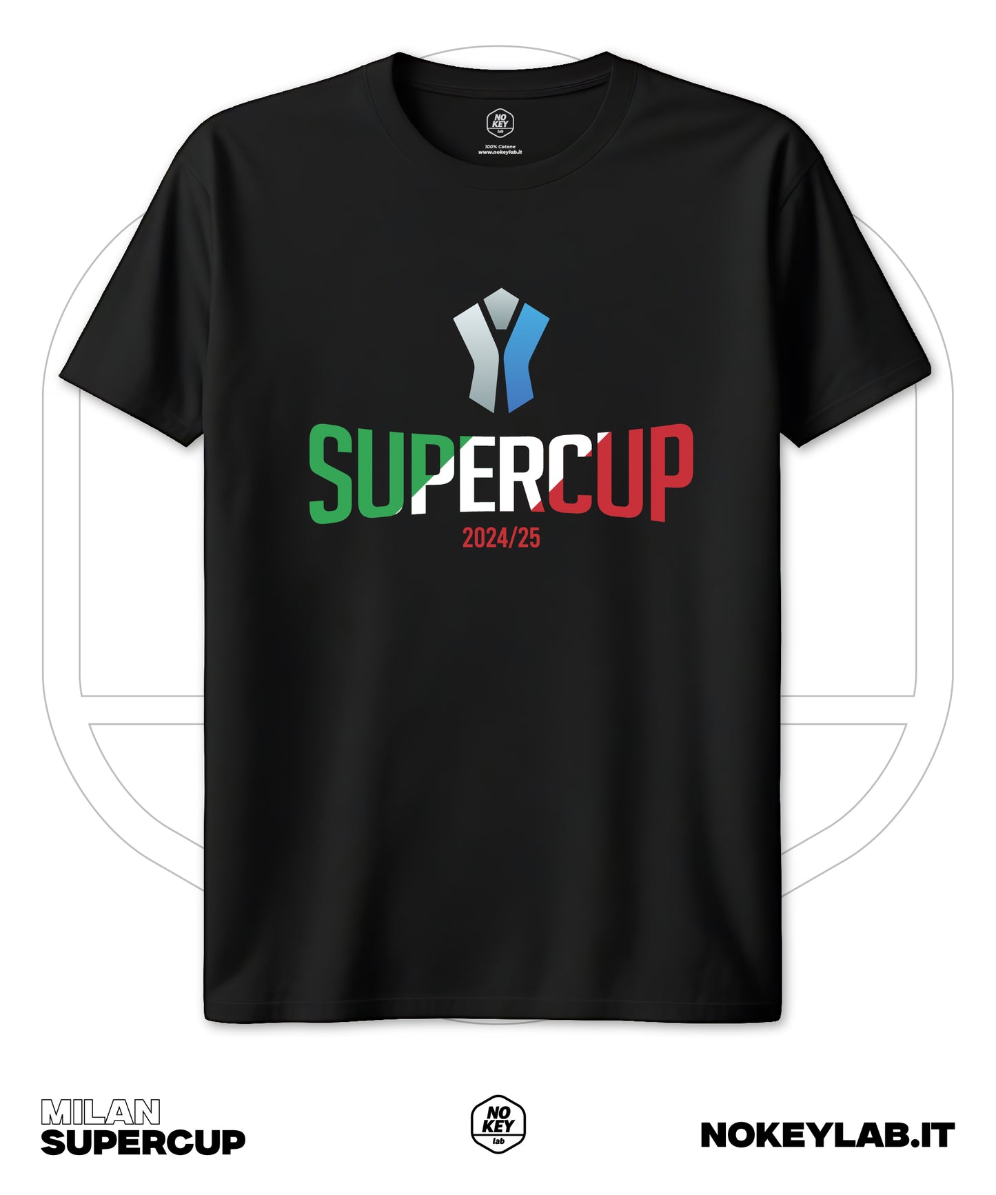 T-Shirt Milan Vittoria Supercoppa Italiana - Trionfo Rossonero