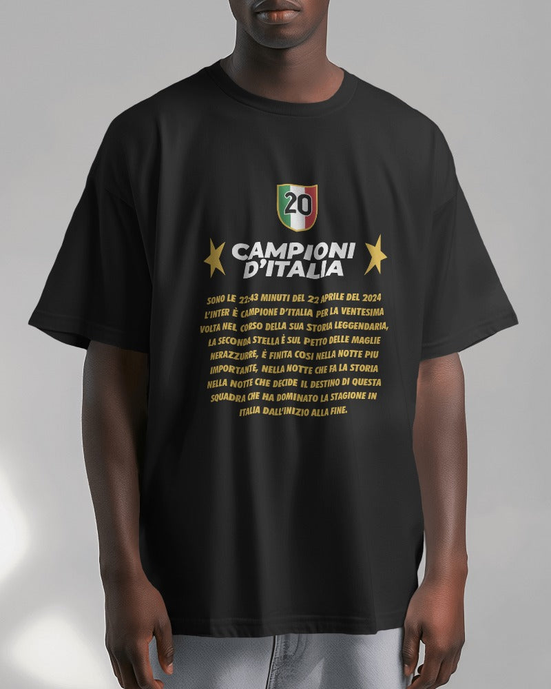 T-shirt inter telecronaca Repice