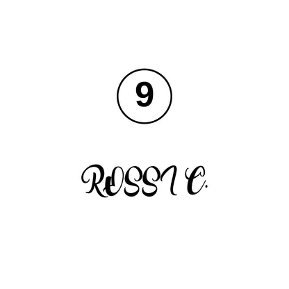 Adesivo nome instagram 5pz
