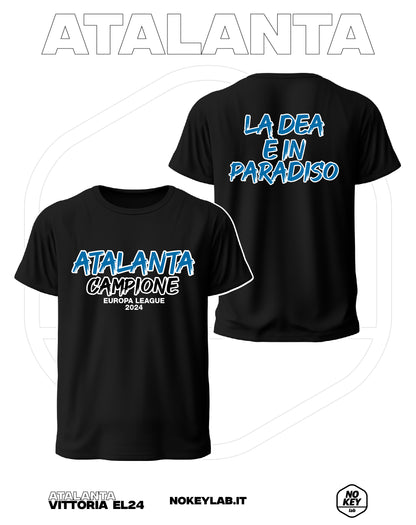 T-SHIRT ATALANTA VITTORIA EUROPA LEAGUE 2024