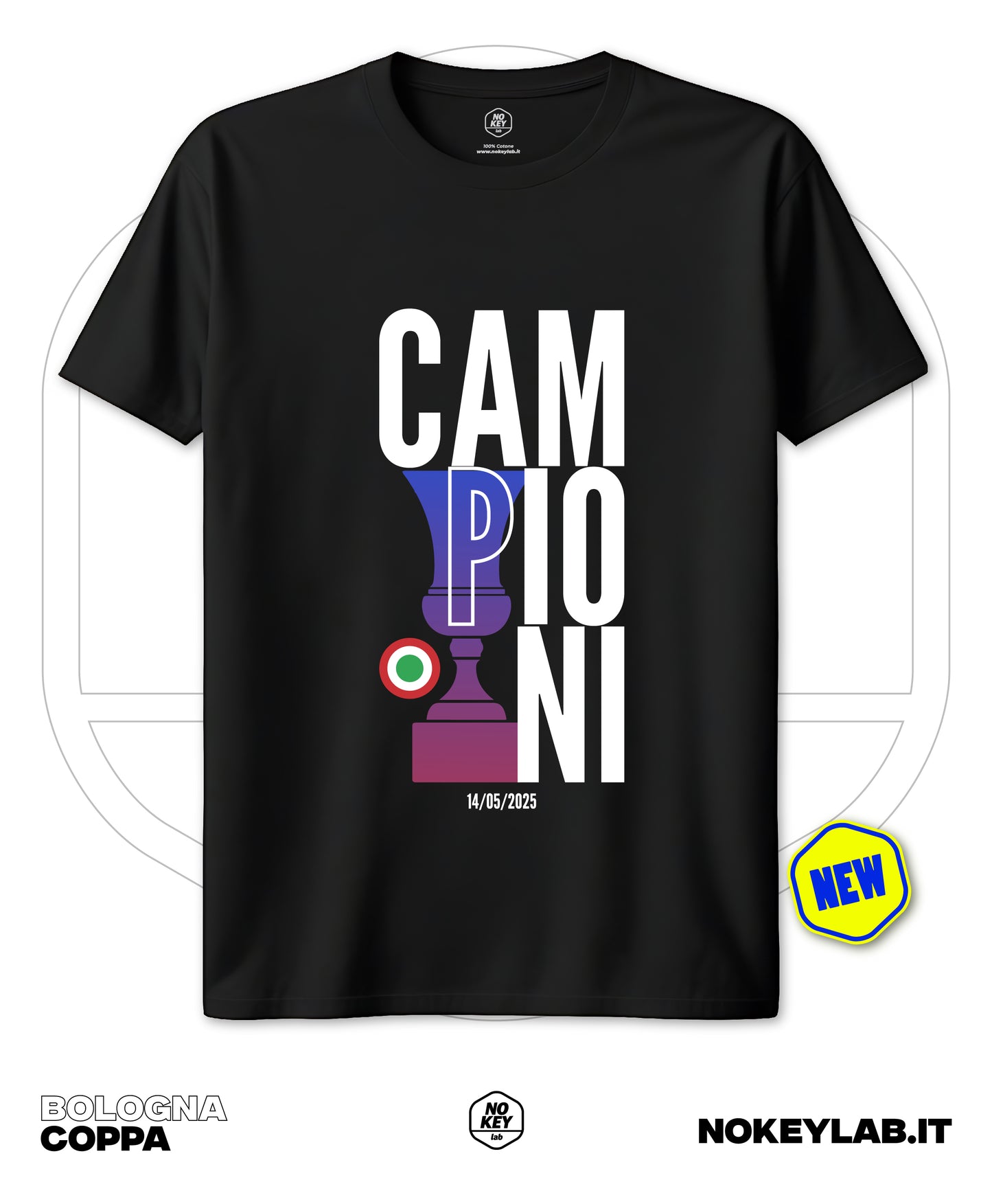 Maglia Celebrativa Bologna Coppa Italia 2025 Campioni – Vittoria Storica per i Rossoblù