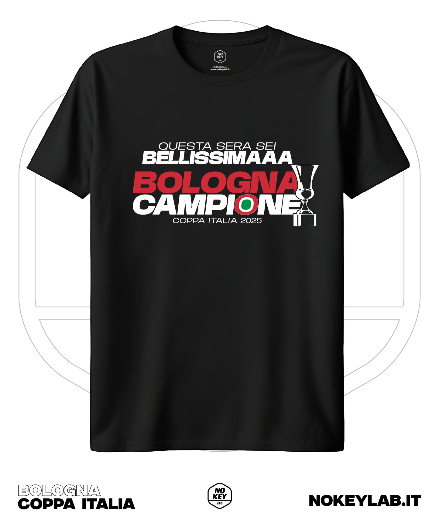 Maglia Celebrativa Bologna Coppa Italia 2025 – Vittoria Storica per i Rossoblù