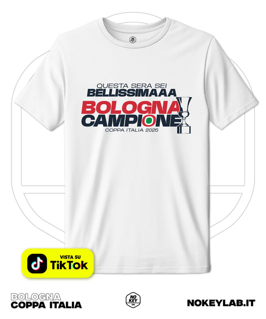 Maglia Celebrativa Bologna Coppa Italia 2025 – Vittoria Storica per i Rossoblù