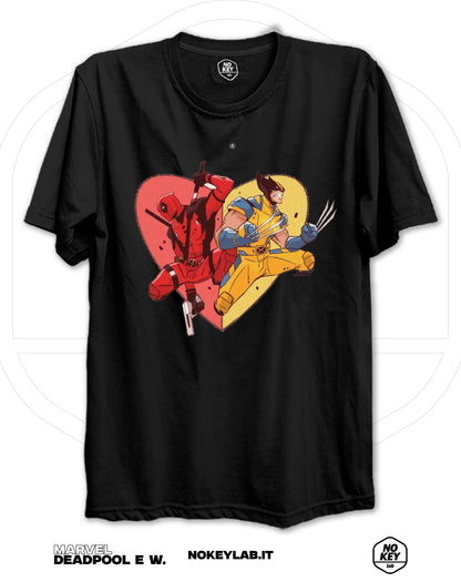 Maglia Deadpool e Wolverine | T-Shirt Supereroi Marvel