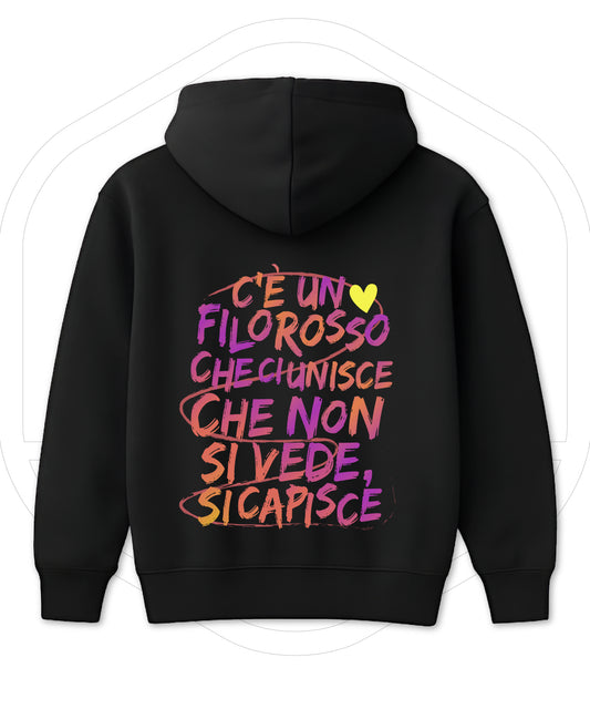 Felpa ispirata ad Alfa – Mood positivo & vibes musicali - Filo