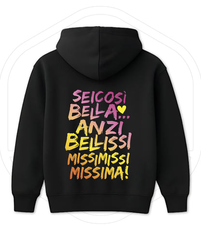 Felpa ispirata ad Alfa – Mood positivo & vibes musicali - Bella