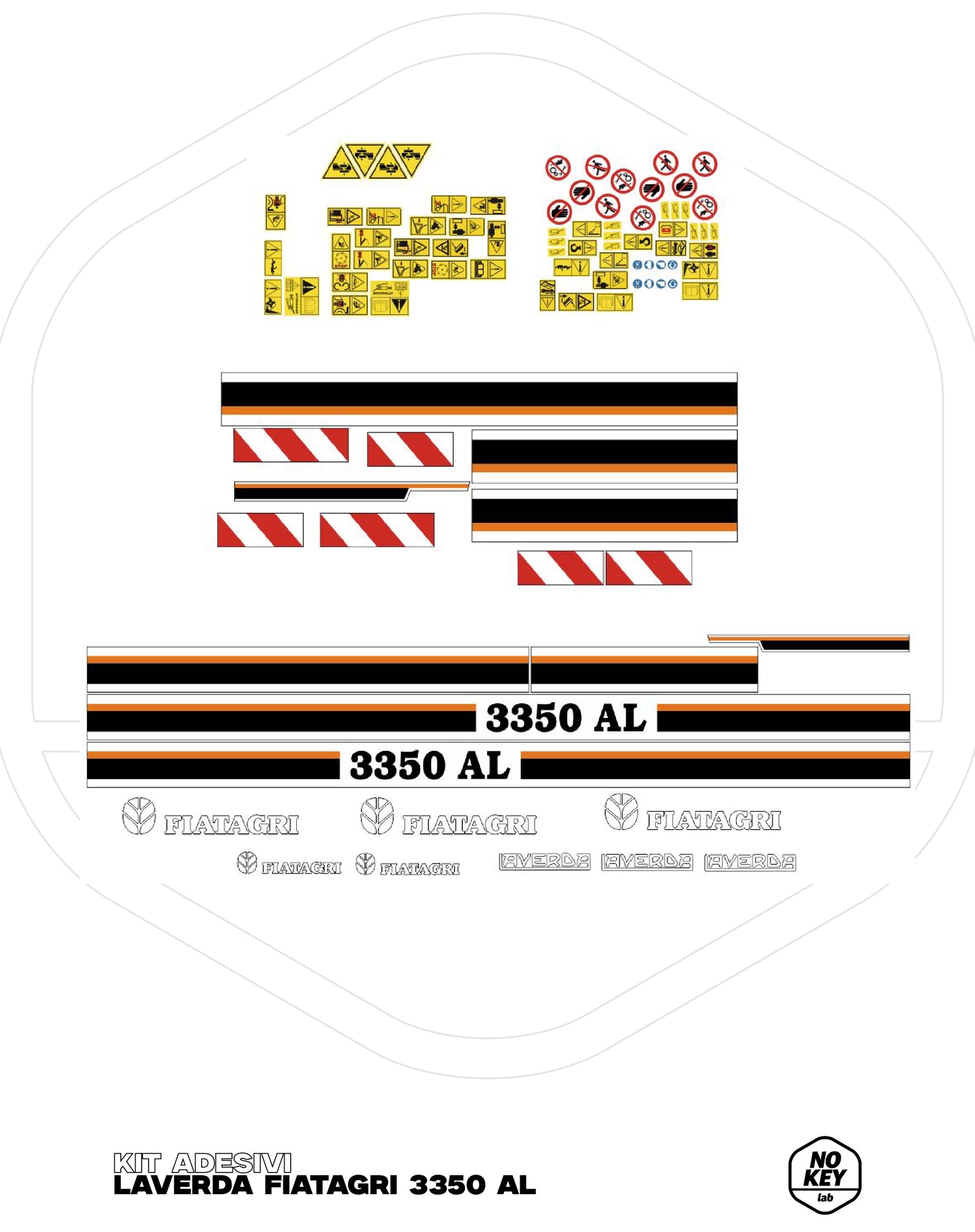 New Holland TL100 Sticker