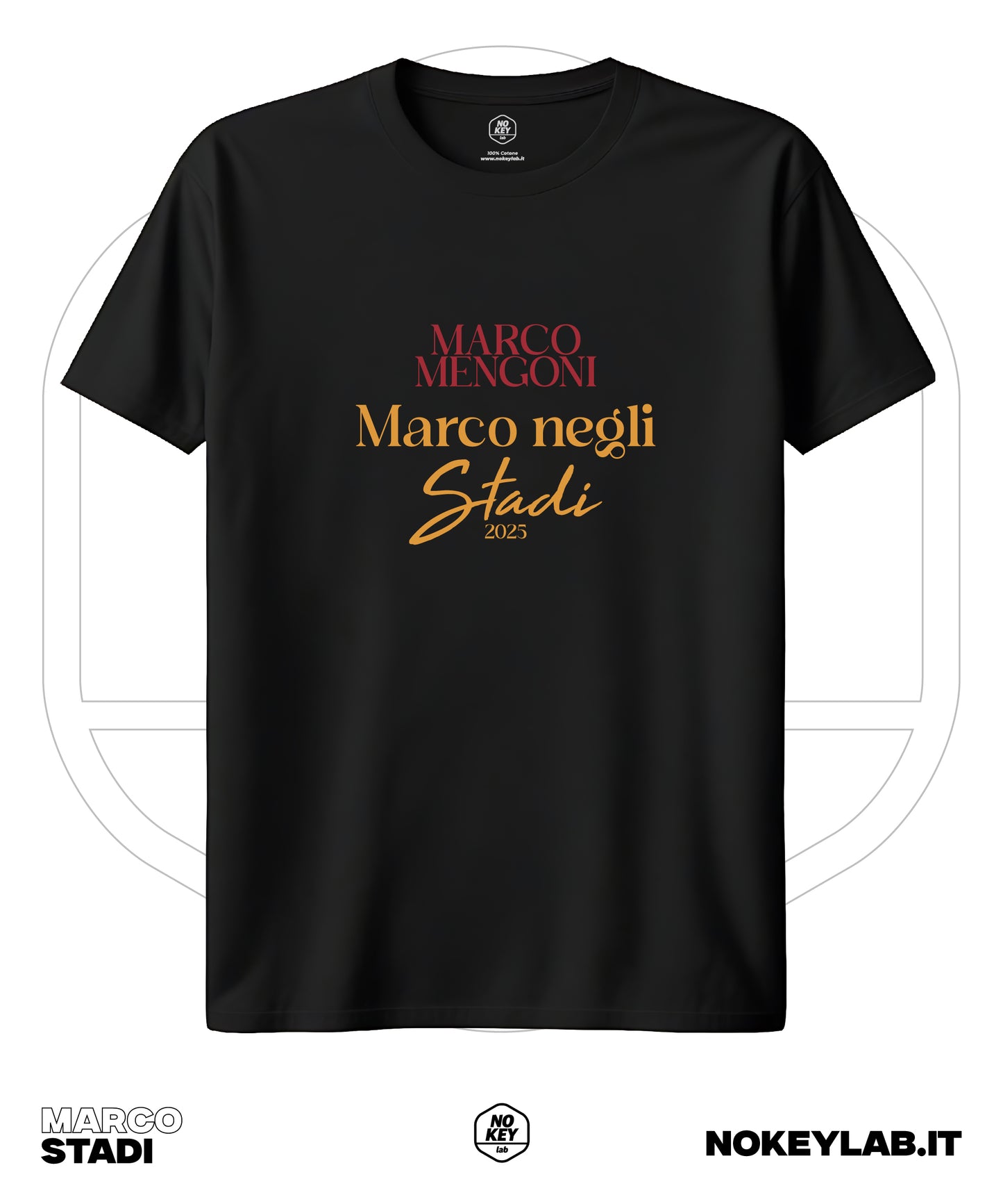 Maglia Tour Marco Mengoni | T-Shirt Fan Stile Pop Italiano