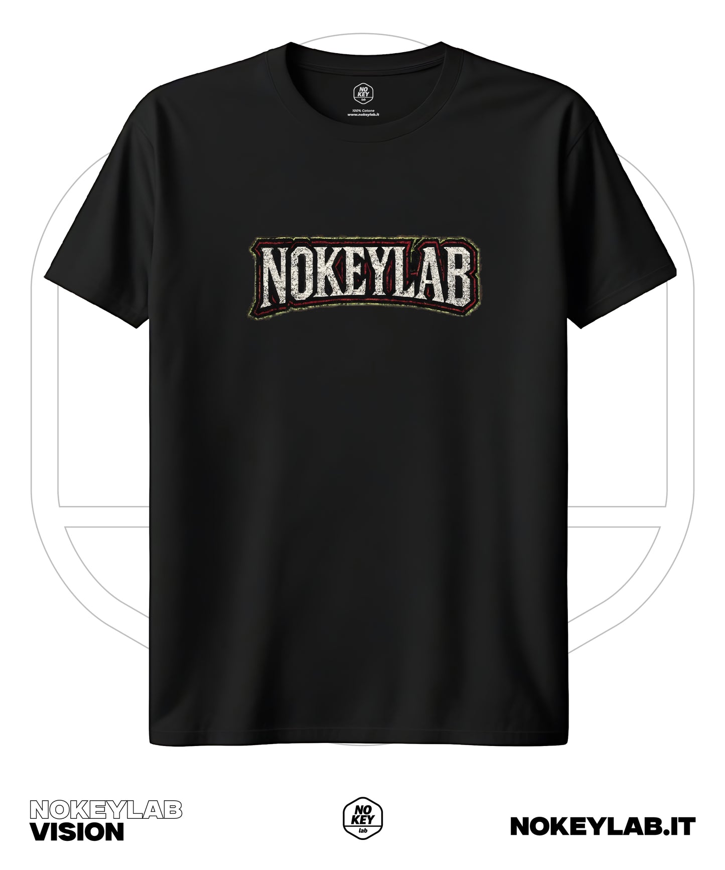 Maglia con Logo Nokeylab – Stile Urban, 100% Original Brand