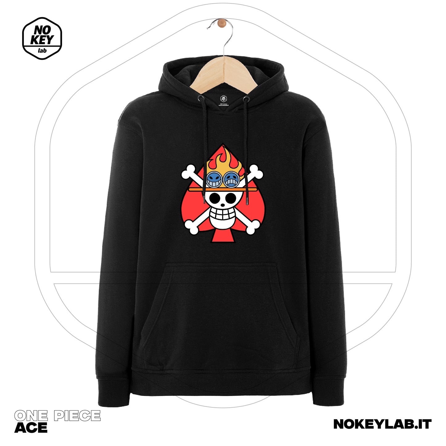 Felpa Jolly Roger One Piece – Stile Pirata Ufficiale per Veri Fan