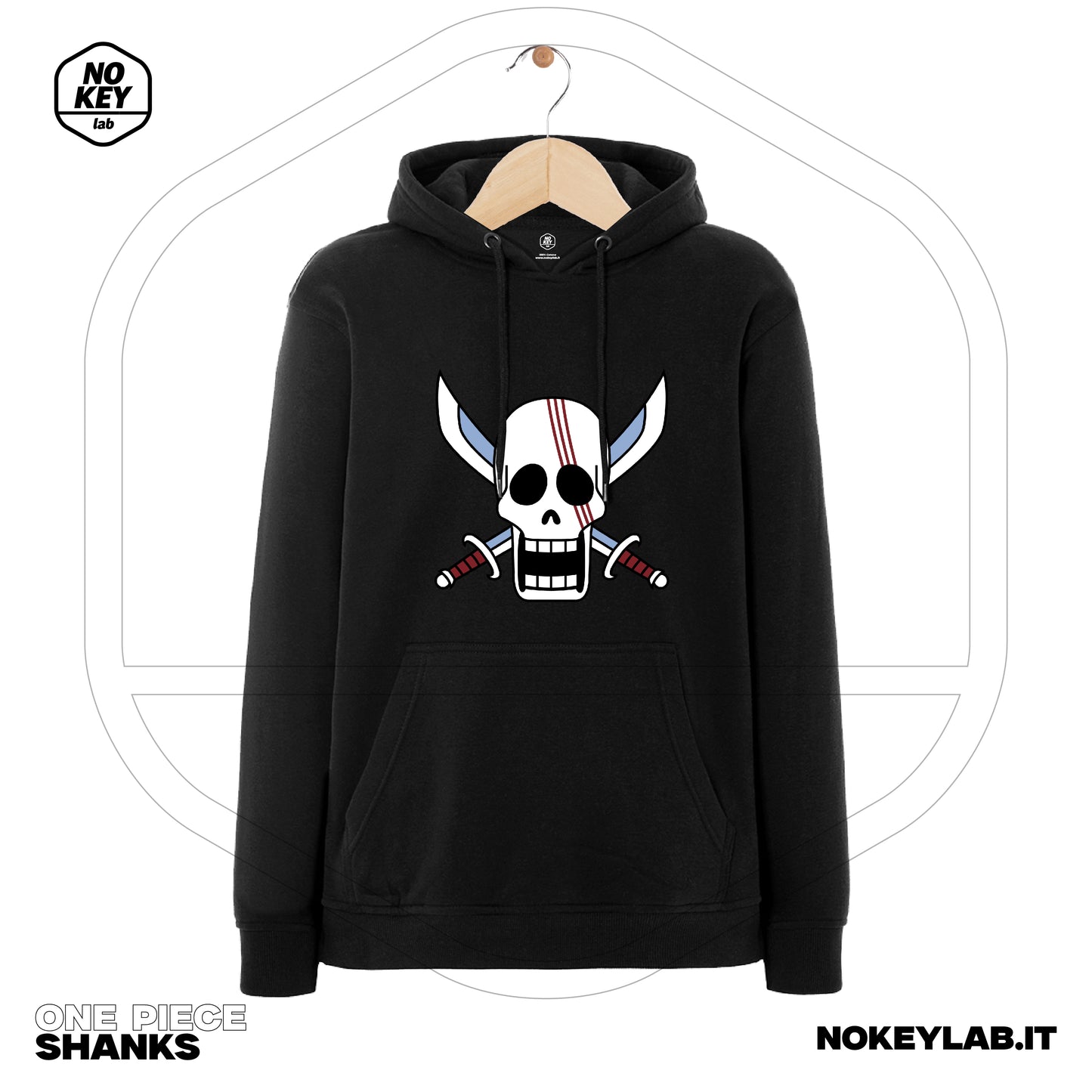 Felpa Jolly Roger One Piece – Stile Pirata Ufficiale per Veri Fan