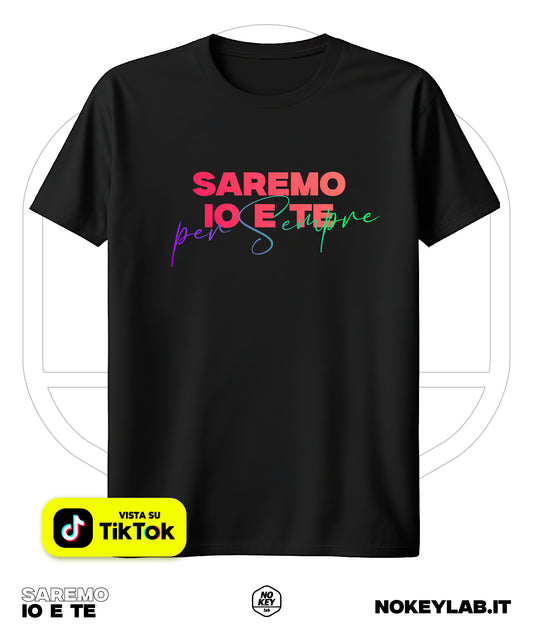 T-Shirt "Saremo Io e Te" – Limited Edition Sanremo 2026