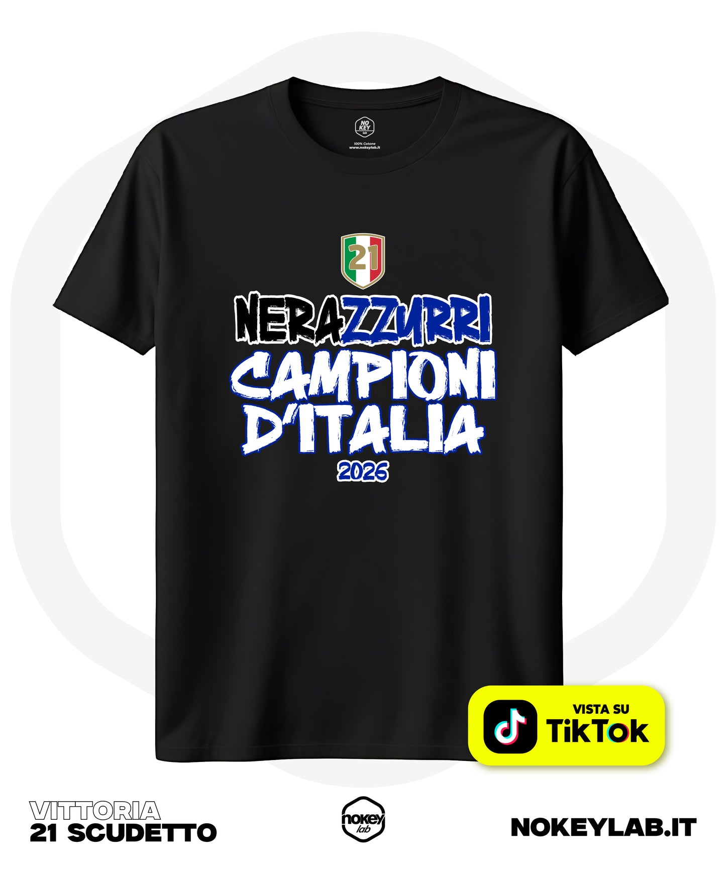 T-Shirt 21° Scudetto: Celebra la Vittoria Biscione