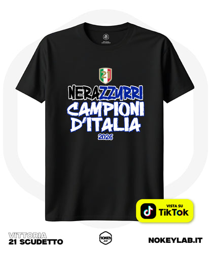 T-Shirt 21° Scudetto: Celebra la Vittoria Biscione