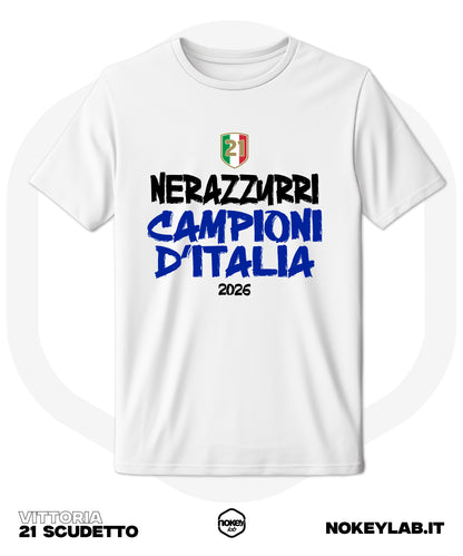 T-Shirt 21° Scudetto: Celebra la Vittoria Biscione