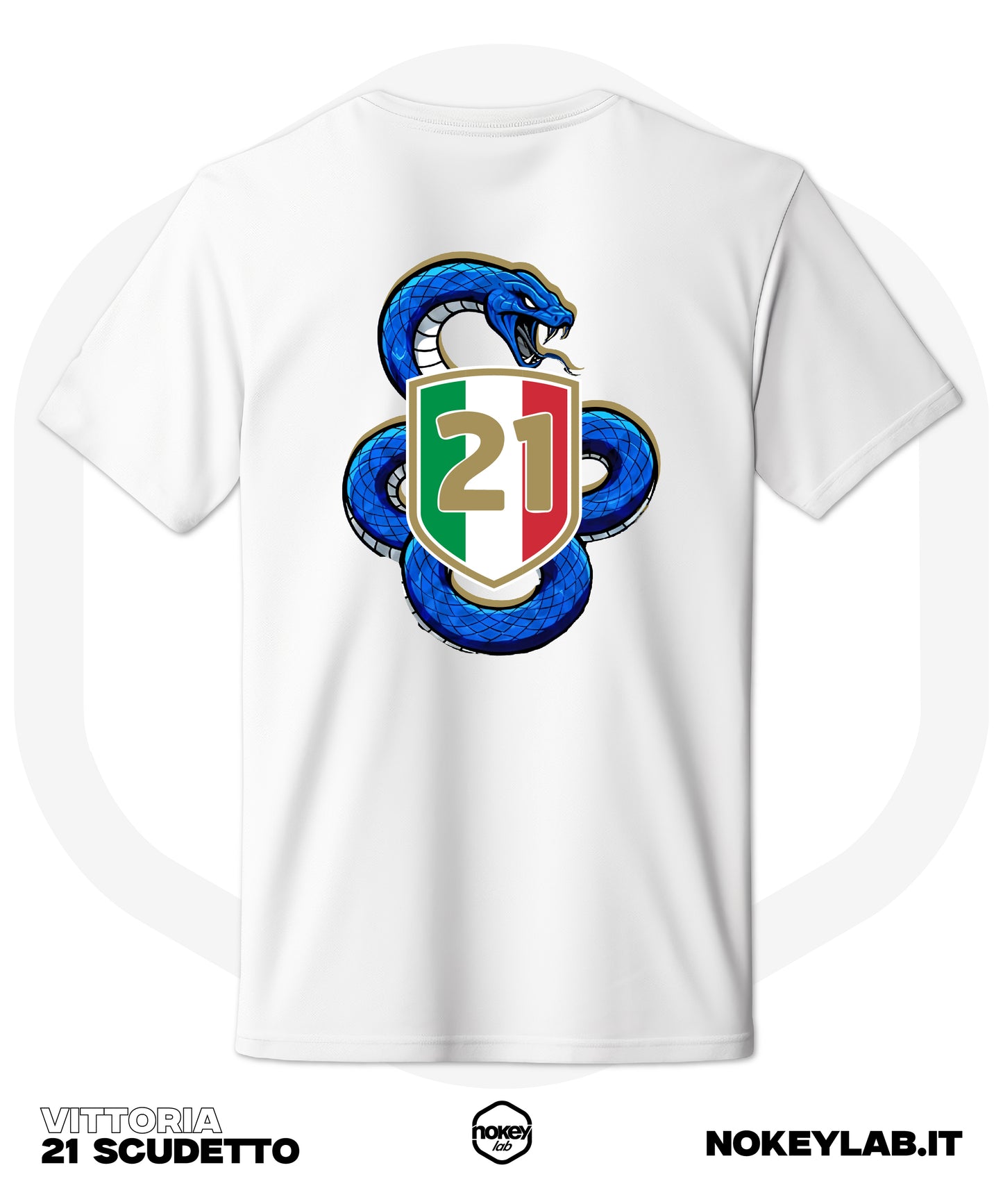 T-Shirt 21° Scudetto: Celebra la Vittoria Biscione