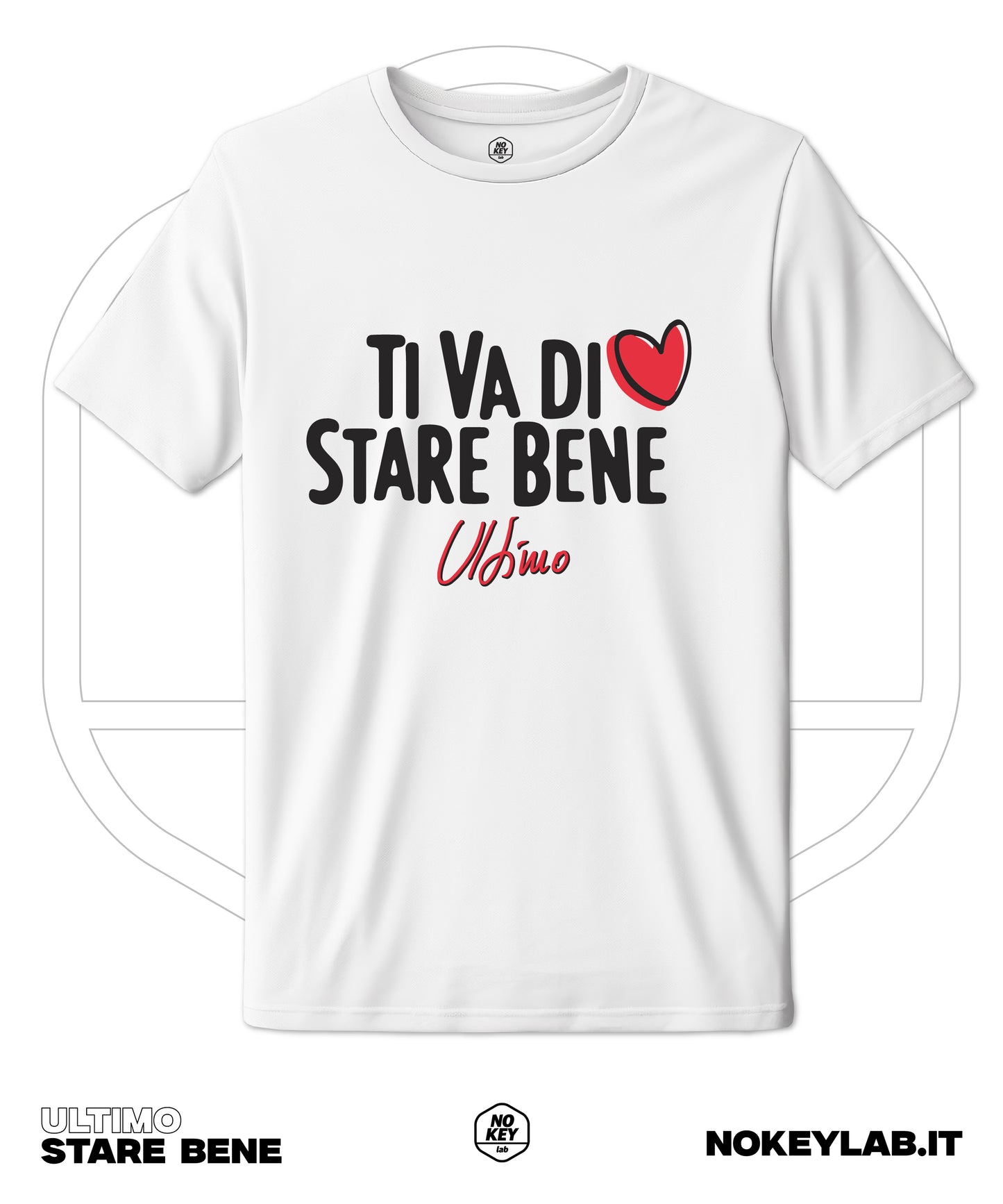 Maglia Ultimo " Ti va di Stare Bene" – T-Shirt Fan Tour 2025 | Regalo Musica Italiana