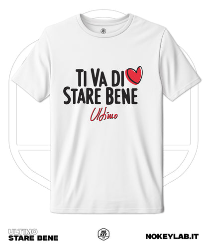 Maglia Ultimo " Ti va di Stare Bene" – T-Shirt Fan Tour 2025 | Regalo Musica Italiana
