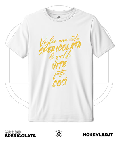 T-Shirt “Vita Spericolata” Vasco Rossi | Maglia Musica Rock Italiana